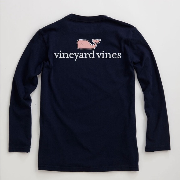 Vineyard Vines Other - Vineyard Vines Navy Blue Long Sleeve Tee Size Medium 12-14